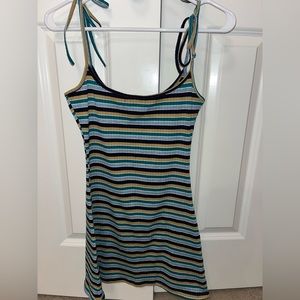 Urban outfitters Maddie tie-strap striped dress